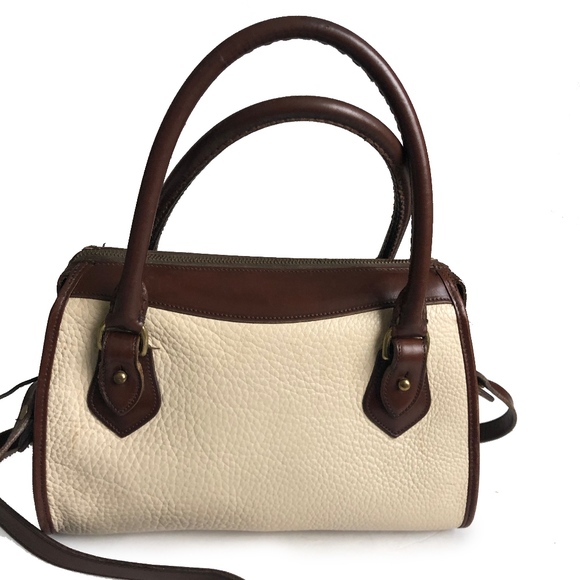 Vintage Dooney & Bourke Bag Small Classic Satchel Top Handle Crossbody AWL - Picture 4 of 7